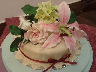 flowers Bouquet - Cake by Elite Sweet Cakes
