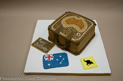 Australia themed cake - Cake by Frangipani Cake Company