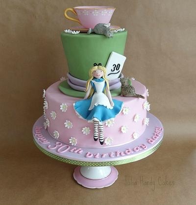 Alice in Wonderland Cake for Daisy - Cake by Julia Hardy
