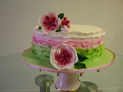 Ombre Ruffles - Cake by Cakeicer (Shirley)