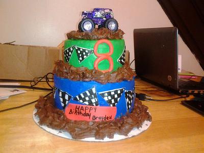 Grave Digger Birthday Cake - Cake by sweettreatcakes