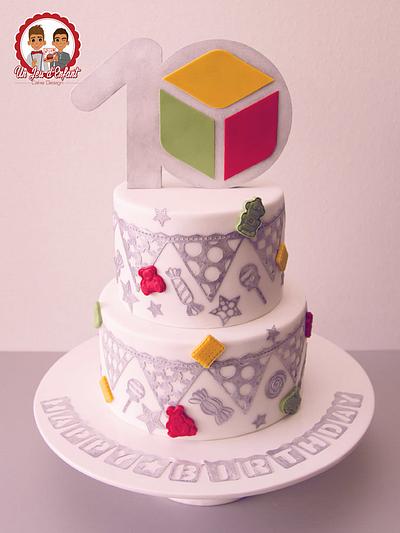 Happy 10th Birthday Oxybul - Cake by CAKE RÉVOL