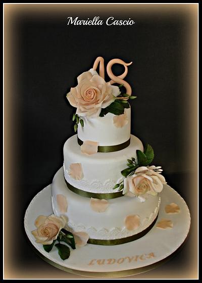 romantic cake - Cake by Mariella Cascio