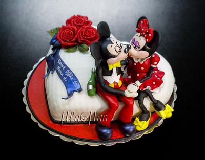Minnie & Mickey mouse - Cake by MLADMAN