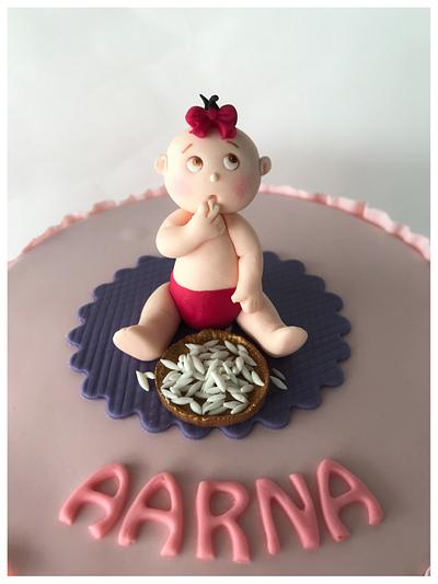 Baby weaning ceremony cake - Cake by Homebaker