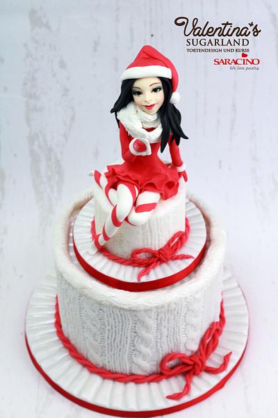 Winter Knit Cake - Cake by Valentina's Sugarland