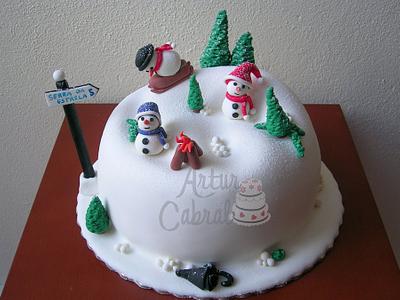It's snowing! - Cake by Artur Cabral - Home Bakery