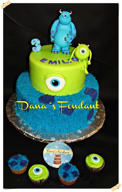 Monsters Inc Cake - Cake by Dana´s Fondant
