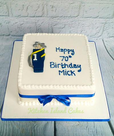Traditional style - Golf Cake - Cake by Kitchen Island Cakes