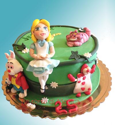 Alice in wonderland - Cake by Monica Vollaro 