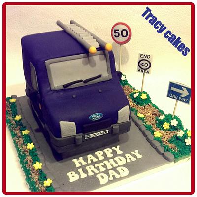 50th birthday cake - Cake by Tracycakescreations