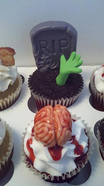 Zombie Cupcakes - Cake by Kimberly Cerimele