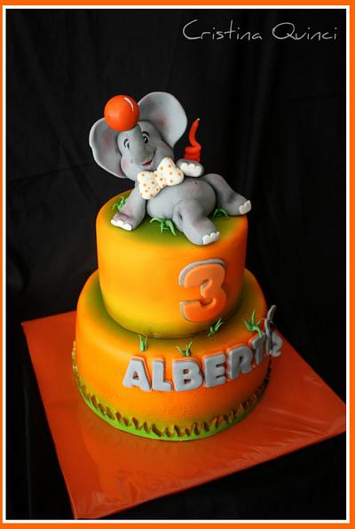 Baby elephant cake - Cake by Cristina Quinci