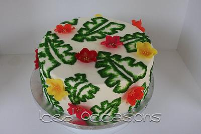 Luau Birthday Cake - Cake by Morgan
