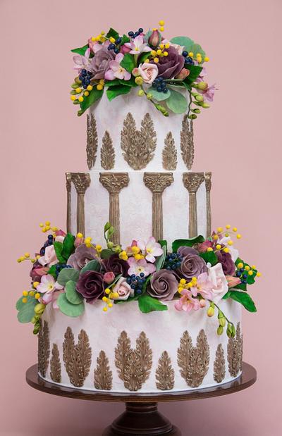 Italian Romance Wedding Cake - Cake by Pamela Jane
