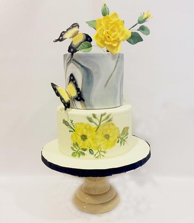 Springtime Butterflies - Cake by Angel Cakes