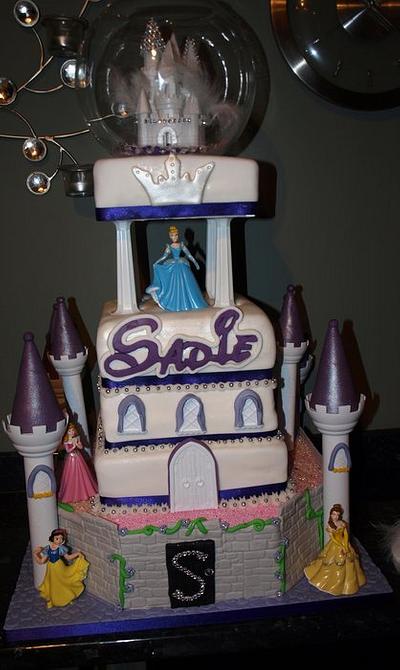 A little Girl's last birthday cake fit for a princess - Cake by Deb-beesdelights