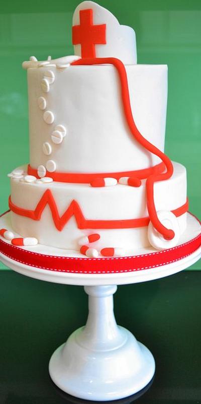 Nurse's cake - Cake by Roo's Little Cake Parlour