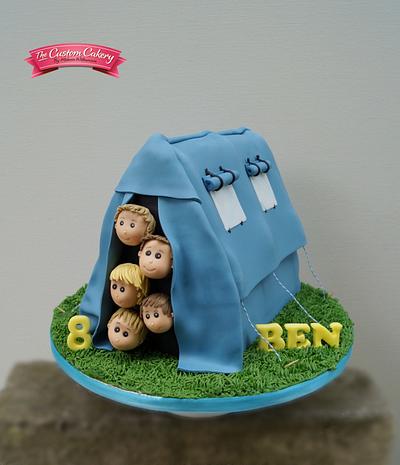 Camping Buddies - Cake by The Custom Cakery