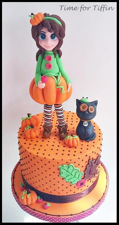 Pumpkin and Boo - Cake by Time for Tiffin 