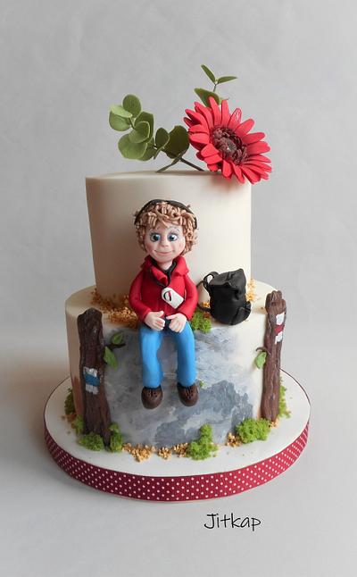 Tourist birthday cake - Cake by Jitkap