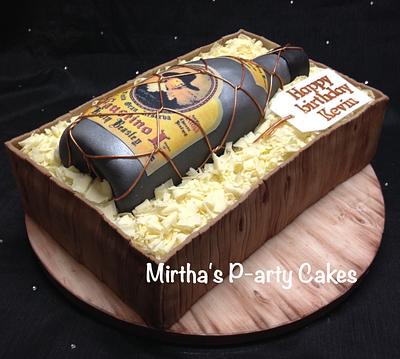 Rioja Faustino gran reserva cake - Cake by Mirtha's P-arty Cakes