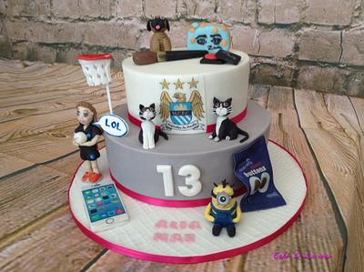 13th everything she likes - Cake by Sweet Lakes Cakes