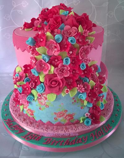 Vintage Floral - Cake by Amelia Rose Cake Studio