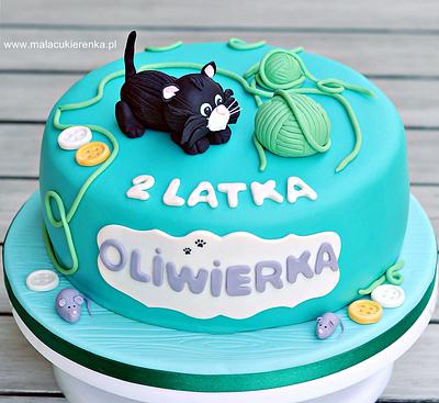 Black Cat Cake - Cake by Natalia Kudela