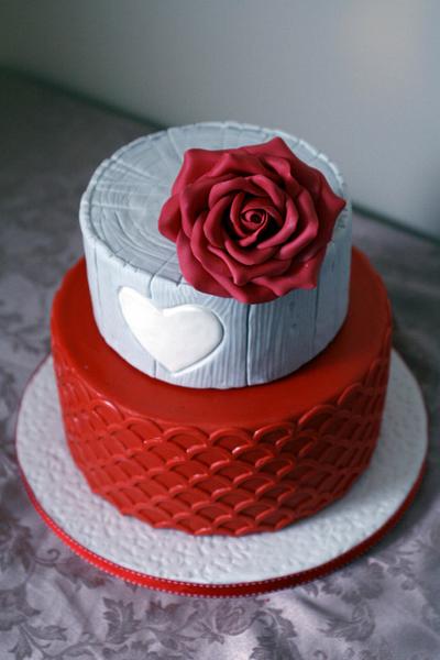 Valentine's Cake - Cake by Denisa Sweet