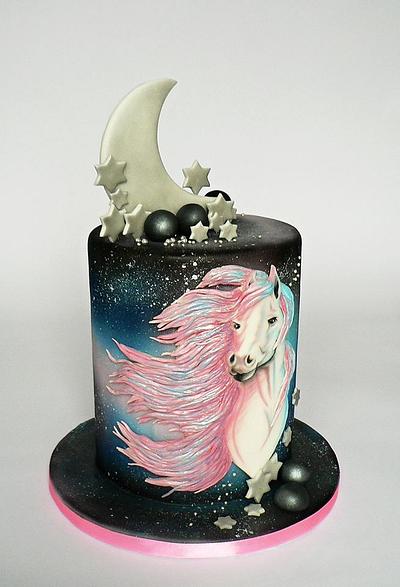 Moonglow horse - Cake by Martina Matyášová