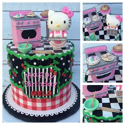 Hello Kitty baker - Cake by Natasha Rice Cakes 