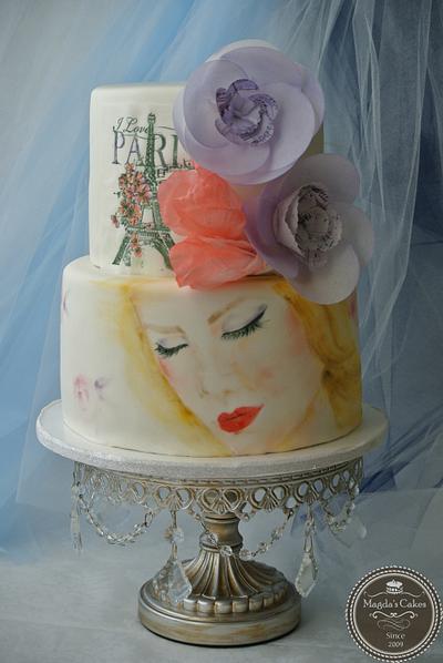 I love Paris - Cake by Magda's cakes