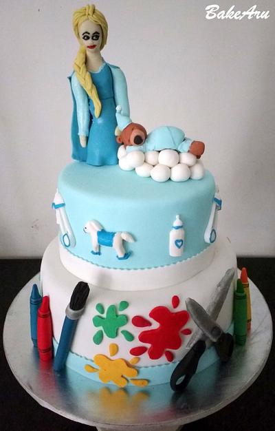 Combo Cake - Cake by BakeAru