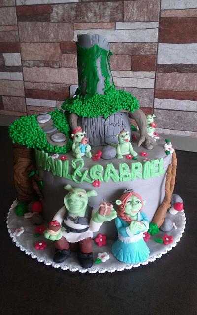 Shrek & co. - Cake by Figurine Dulci Fondant