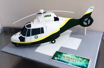 Great North Air Ambulance Cake  - Cake by Symphony in Sugar