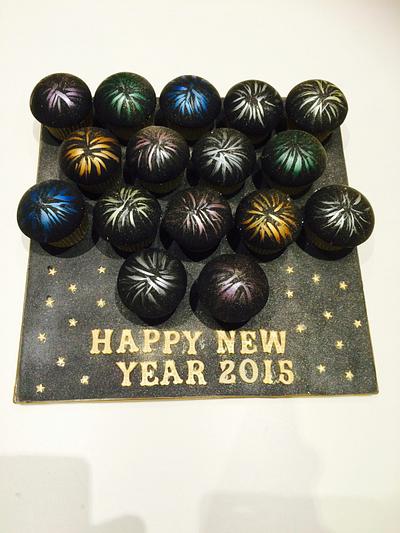 Happy new year - Cake by lesley hawkins