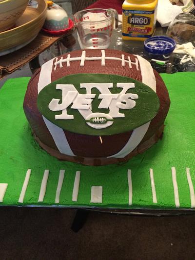 New York Jets Fans birthday - Cake by Chefgigi