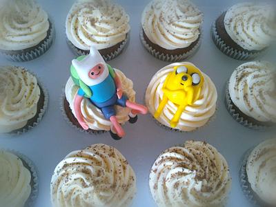 Adventure Time Cupcakes - Cake by Danielle Lainton