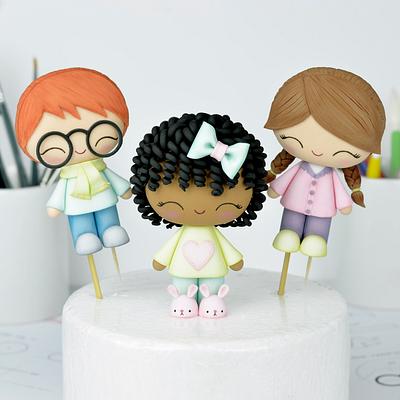 Cute Kids Cake Toppers - Cake by Crumb Avenue