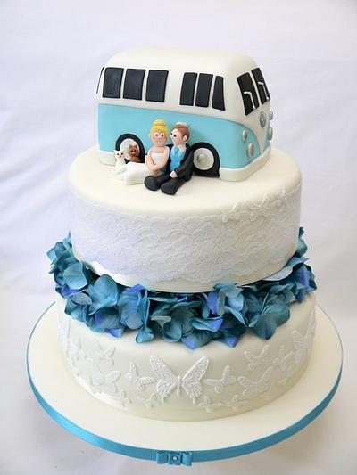 Campervan Wedding Cake - Cake by Natalie King