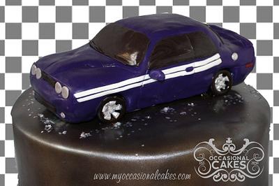 Dodge Challenger Cake - Cake by Occasional Cakes