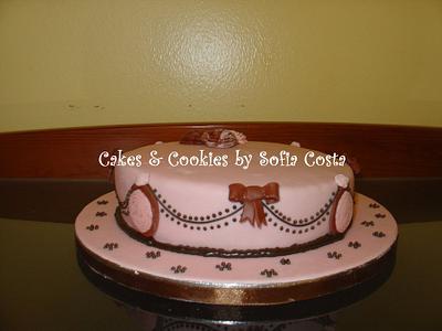 a kind of... vintage cake? :) - Cake by Sofia Costa (Cakes & Cookies by Sofia Costa)