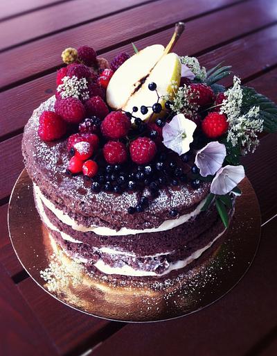 naked fruit cake - Cake by timea