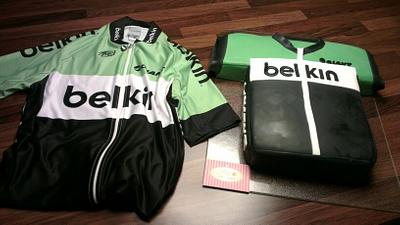 Belkin Pro-cycling Jersey - Cake by Tatiana Diaz - Posh Tea Time