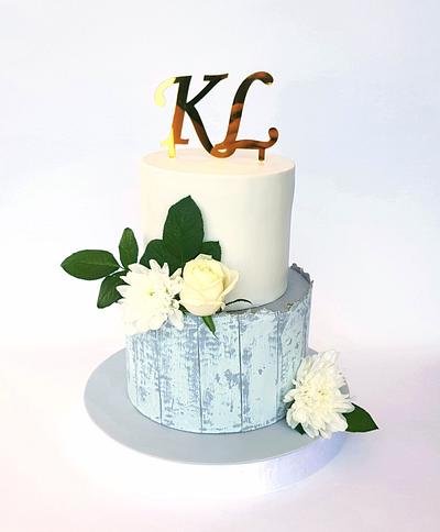 Anniversary/engagement cake - Cake by Buttercut_bakery