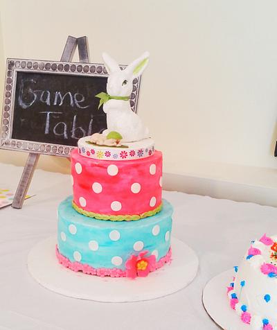 Spring theme Baby shower cake - Cake by palakscakes
