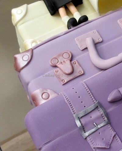 purple cases - Cake by suzanneflynn