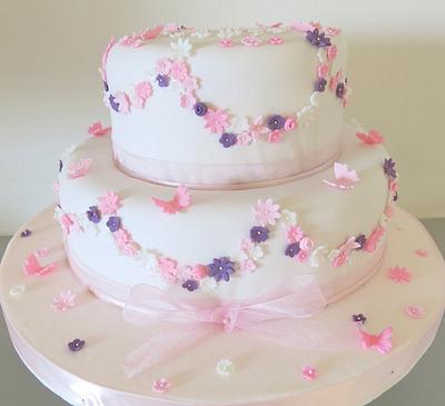 Aya's Baptism cake - Cake by Sugar&Spice by NA