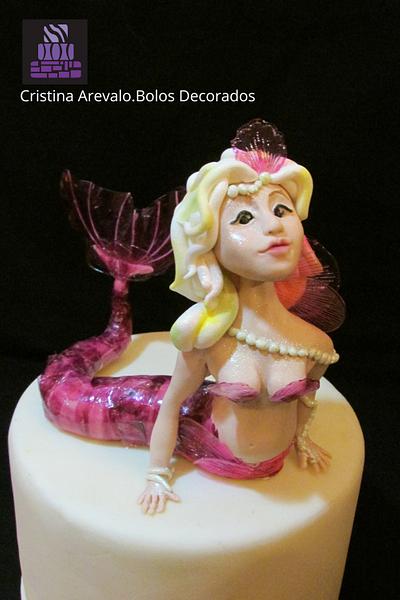 Mermaid Queen - Cake by Cristina Arévalo- The Art Cake Experience